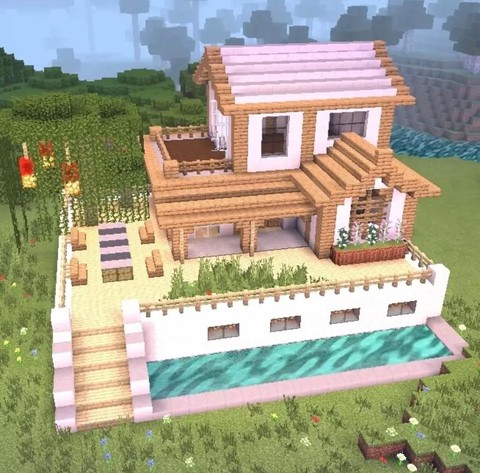 我的世界别墅怎么建造