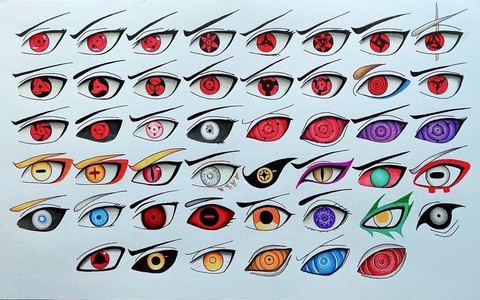 火影忍者怎么画眼睛[图1]