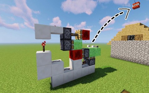 我的世界炮台怎么做